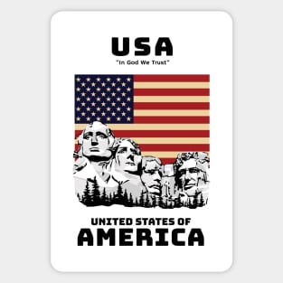 make a journey to America Sticker